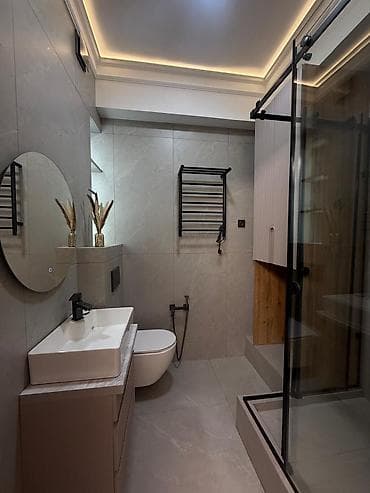 Недвижимость: 3 комнаты, 116 м², Асанбай мкр 13 этаж, Евроремонт — 8