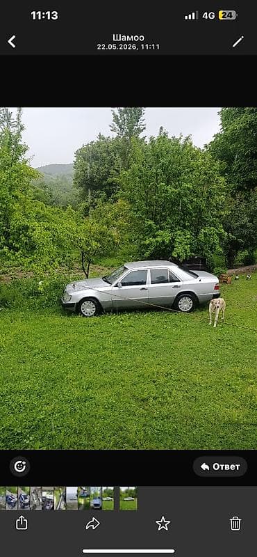 степ эреф 1: Mercedes-Benz W124: 1990 г., 2.3 л, Кол менен иштөөчү, Бензин, Седан — 4