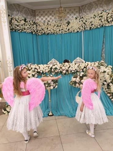 мэджик клип машинка цена: Детское платье, цвет - Белый, Б/у — 4