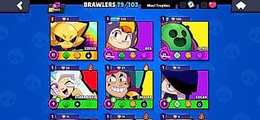 helldivers 2: Аккаунт Brawl Stars - Трофеи: 42 458 (личный рекорд 42 461) - Уровень — 2