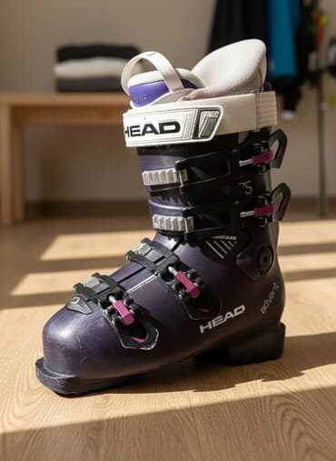 настольный теннисная ракетка: Горнолыжные сапоги Head женские, размер 24,5 см (38 размер) жесткость — 1