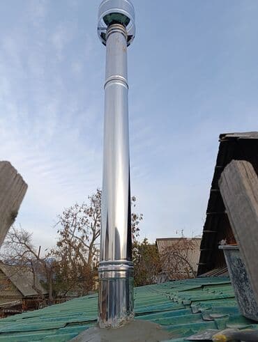 улитка для вентиляции: Чистка дымохода в ручную и апаратом!!!Чистка дымохода бишкек и — 13