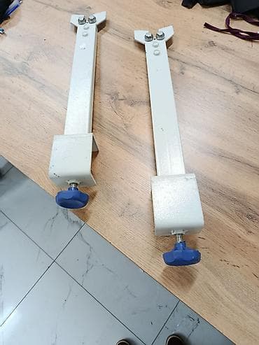 зажым: Пара металлических упоров‑фиксаторов для мебели/станков/кондукторов — 2