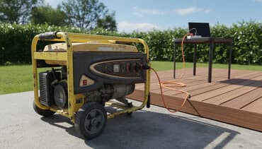 комптер: Бензиновые электрогенераторы в передвижной раме. В наличии несколько — 1