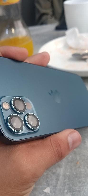 apple iphone 16: IPhone 12 Pro, Б/у, 256 ГБ, Pacific Blue, Защитное стекло, 79 % — 1