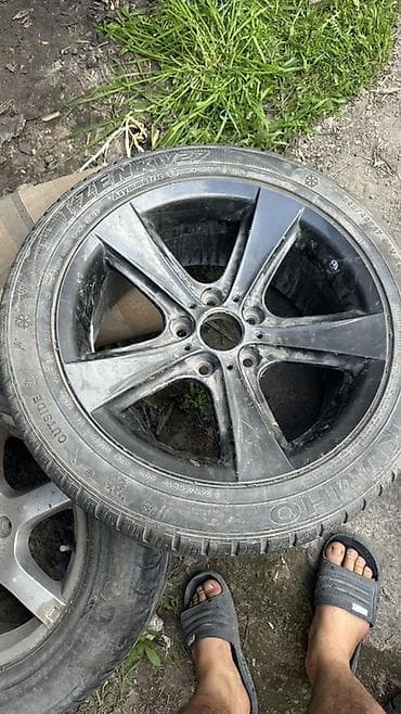 диски туарег: Колеса в сборе 235 / 50 / R 18, Зима, Б/у, Легковые, Литые, отверстий - 5 — 4