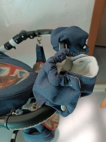 прогулочные коляски cam: Коляска, цвет - Голубой, Б/у — 27