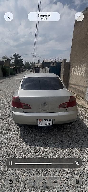 infinity fx35: Infiniti G35: 2002 г., Автомат, Седан — 4