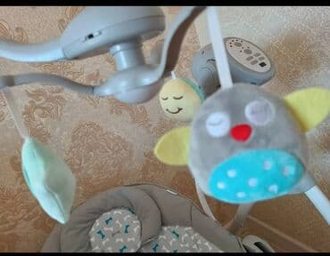 стол трансформер 2 в 1: Люлька, Жаңы, Бешик, Термелүүчү, түсү - Ак, Өзү алып кетүү, Акылуу жеткирүү — 4