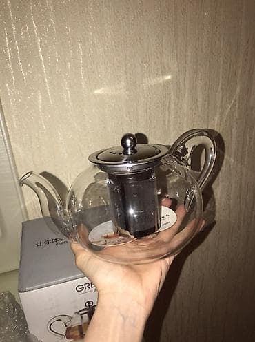 Новый заварочный чайник оригинал из жаропрочного стекла с lalafo.kg да Новый заварочный чайник оригинал из жаропрочного стекла с