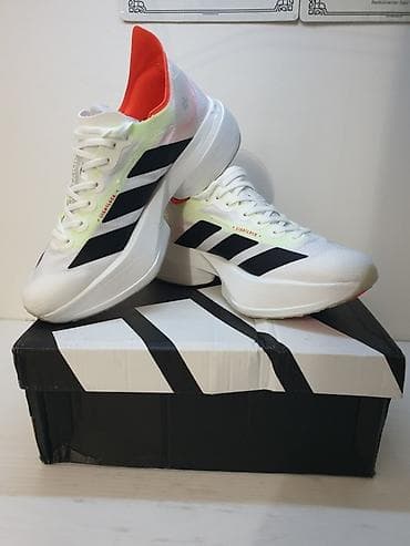 Мырзалардын бут кийими: Эркектердин кроссовкасы, 40.5, Adidas, Колдонулган, түсү - Ак, Өзү алып кетүү — 1