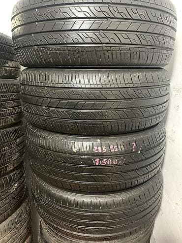 Транспорт: Шины 225 / 55 / R 17, Лето, Б/у, Комплект, Легковые, Корея, Kumho — 2