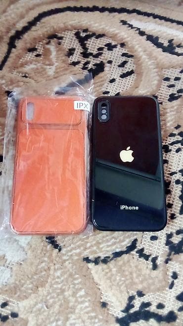 Чехол для iPhone X (IPX) + декоративная задняя накладка -