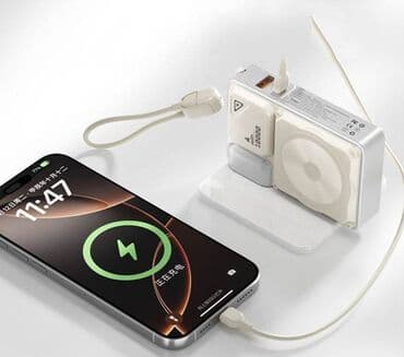 айфон повербанк: Внешний Аккумулятор Powerbank с беспроводной зарядкой Adaptive Quick — 4