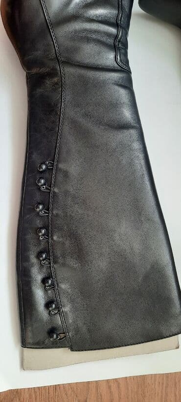 сапоги из натурального меха и кожи: Итальянские сапоги в отличном состоянии (2 выхода). кожа снаружи и — 3