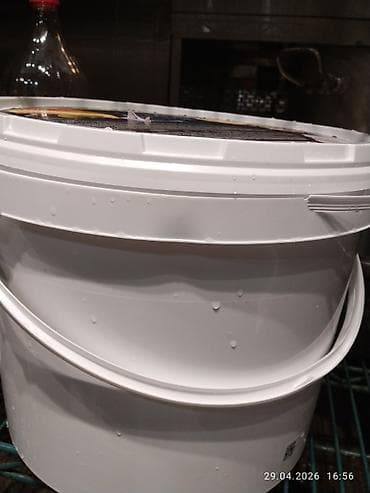 Пластиковое ведро 11кг пустое с крышками