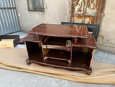 Тумба и подставка для телевизора, Напольная, Дерево, цвет - Коричневый — 2