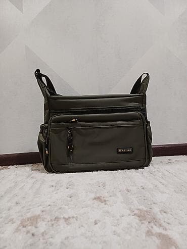 apple wath: Сумка через плечо AOTIAN, цвет хаки (оливковый). - Универсальный — 2