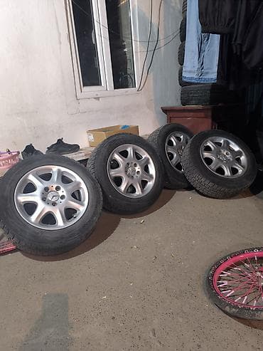 Колеса в сборе R 16, Зима, Комплект, Легковые, Литые, отверстий - 5 at lalafo.kg Колеса в сборе R 16, Зима, Комплект, Легковые, Литые, отверстий - 5