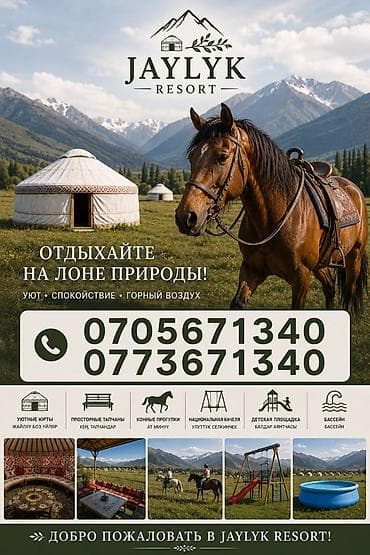 электронная скрипка: Jaylyk Resort — отдых на лоне природы в горах. Что вас ждёт: - — 2