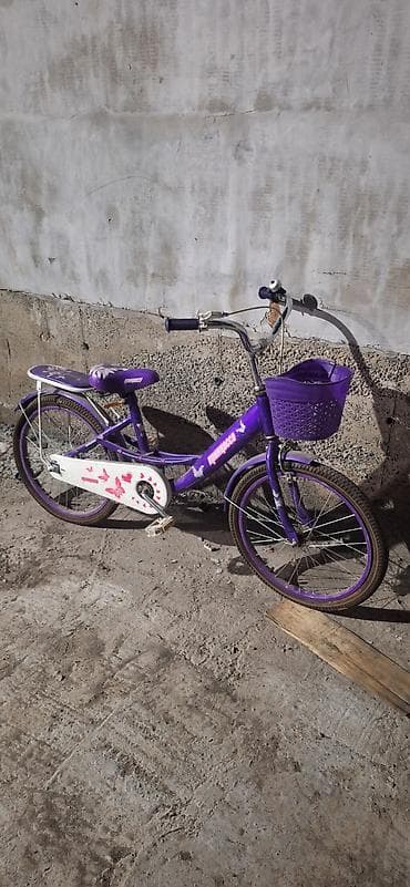 Балдар электр унаалары: Балдар үчүн велосипед, 2 дөңгөлөктүү, 4 - 6 жаш, Кыз үчүн, Колдонулган — 1