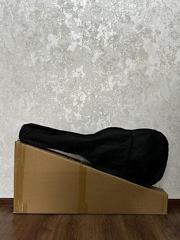 Стойки для музыкальных инструментов: Акустическая гитара, матовый черный цвет. - 6 струн, металлическая — 3