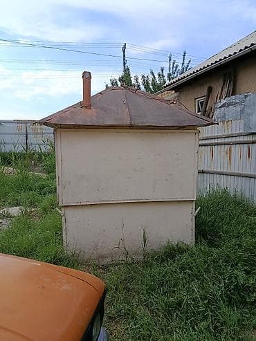 жилой модуль: Металлический киоск/будка с двускатной крышей2*2 размер 185 — 3