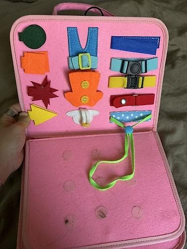 Книги и журналы: Развивающая мягкая книжка‑сумка для детей - Формат: компактная — 3