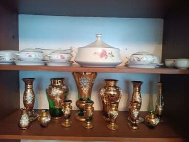 ножницы для сада: Коллекция столовой посуды и декоративного стекла/фарфора Состав — 7