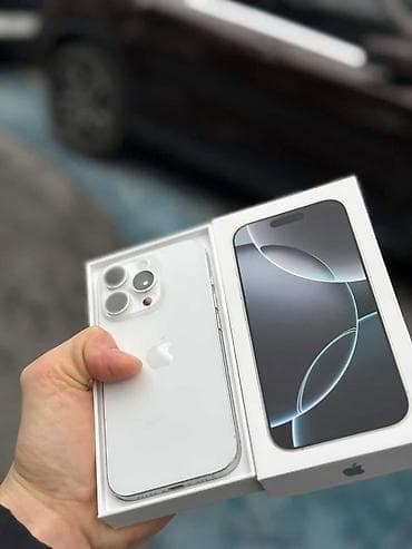 apple iphone 5s 16: IPhone 16 Pro, Б/у, 256 ГБ, White Titanium, Кабель, Коробка, 96 % — 1