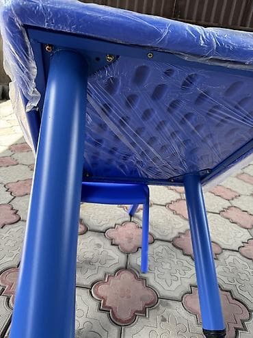 Детская мебель: Детский комплект мебели Новая Доставка квадратный стол и 2 стульчика — 9
