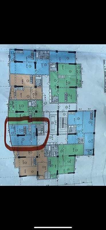 Недвижимость: 1 комната, 47 м², Фрунзе мкр., 11 этаж, ПСО (под самоотделку) — 5
