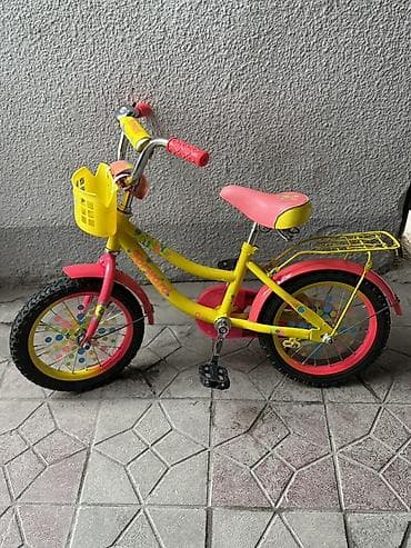 велики за 5000: Детский велосипед, 4-колесный, 4 - 6 лет, Для девочки, Б/у — 1