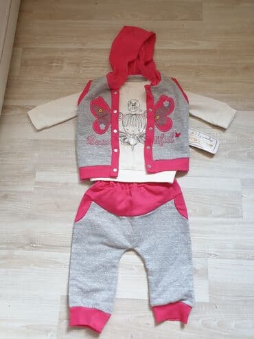 платье дордой: Продаю новый детский костюмчик на девочку! Тройка! 74 см ростовка — 1