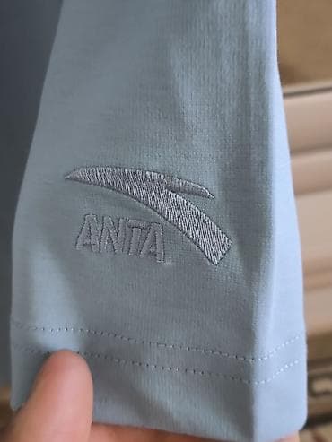 водолазка турция: Мужская футболка, XL, Anta, Новый, цвет - Голубой, Платная доставка — 4