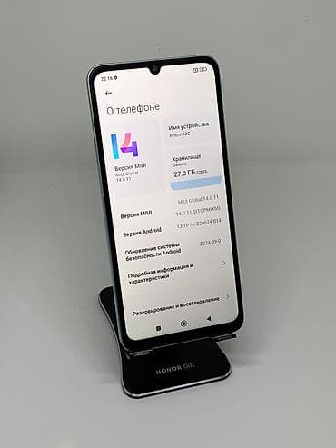 redmi 10c: Redmi, Redmi 13C, Б/у, 128 ГБ, цвет - Голубой, 2 SIM — 7