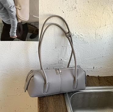 Сумки: Классическая сумка, Корея, Материал: Искусственная кожа, Подкладка из мягкого материала, Регулируемый ремень, Съёмный ремень, Женские, Новый — 6