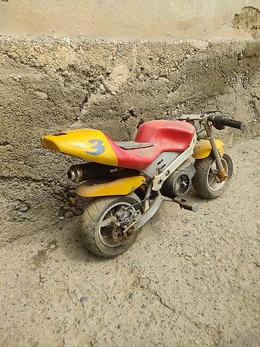 мотоцикл мотоцикл: Мини-питбайк/покетбайк бензиновый - Компактный детский/подростковый — 3