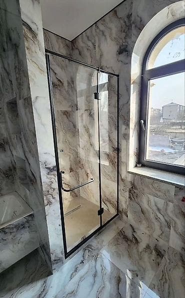 перегородки для туалета: Стеклянные душевые перегородки и ограждения для ванны - Изготовление — 3