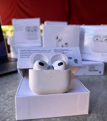 ipod 3 touch: Вкладыши, Apple, Новый, Беспроводные (Bluetooth), Классические — 3