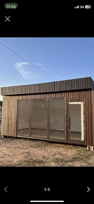 Продажа домов: Модульный павильон с панорамным остеклением - Габариты — 2