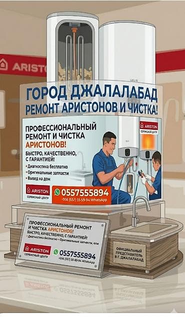Ремонт техники: Профессиональный ремонт и чистка водонагревателей Ariston в городе — 1