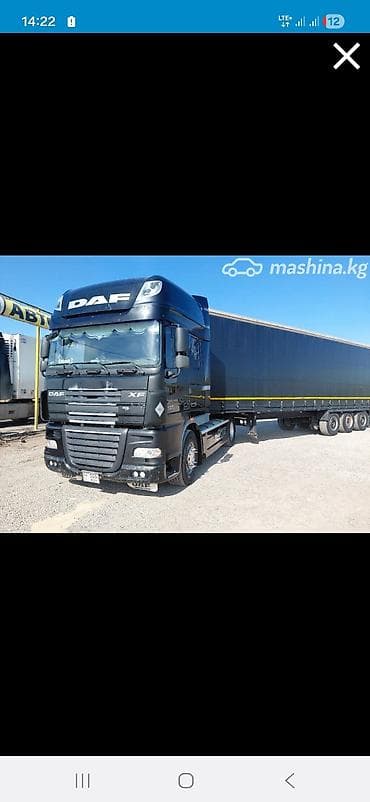 Транспорт: Тягач, DAF, 2012 г., Тентованный — 3