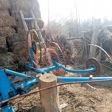 сетка для сушки: Грабли-ворошилки колесно-пальцевые, прицепные к трактору. Описание: - — 6