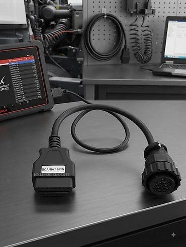 Переходник для диагностики SCANIA 16PIN - Назначение: подключение