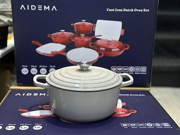 Кухонные принадлежности: Набор чугунной посуды AIDEMA — Cast Iron Dutch Oven Set. Состав и — 2