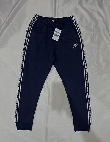 джог: Мужской спортивный костюм, M, L, Nike, Новый, цвет - Синий, Самовывоз — 3