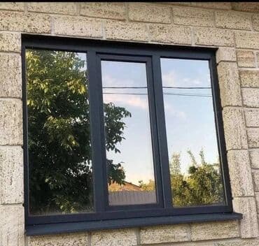 пластиковые окна на балкон: Пластиковое окно на заказ, Тип окна: Фасадные, Форточка, Витражные, Бесплатная установка, Без рассрочки — 1