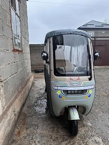 электрока: Трёхколёсный электрокар (рикша/трицикл) с закрытым тентом - — 1