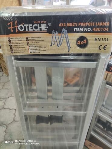 Лестницы-трансформеры: Металлическая лестница Наружные, Гарантия, Форма лестницы: Прямая, Стиль: Классический — 2